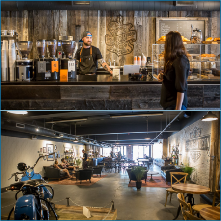 Toronto had a Harley-Davidson themed cafe?