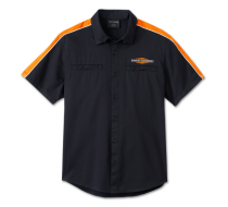 Camasa COLORBLOCK BLACK/ORANGE