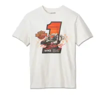 メンズ・H-D・#1レーサーTシャツ