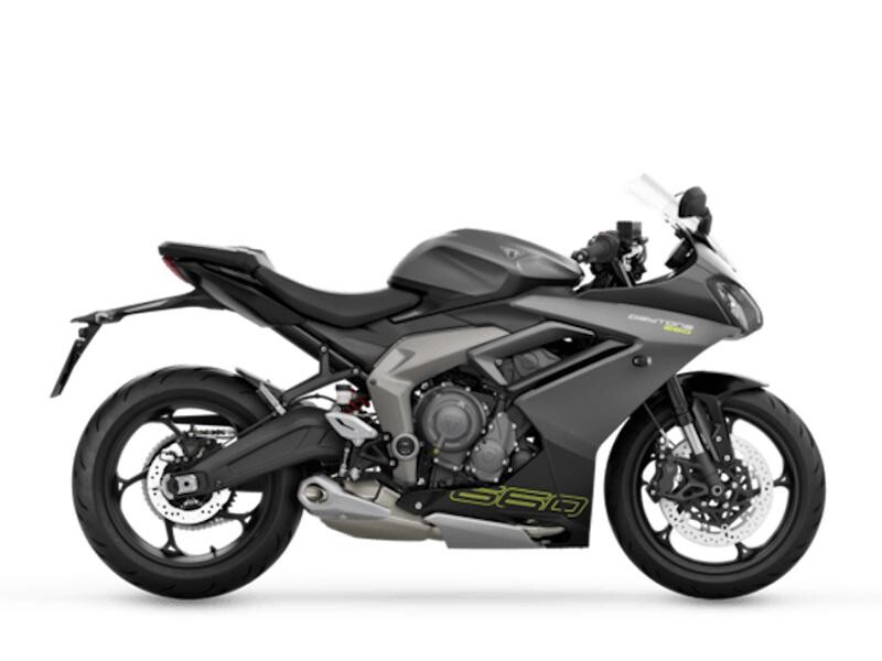 2025 Triumph Daytona 660 - Satin Granite/Satin Jet Black
