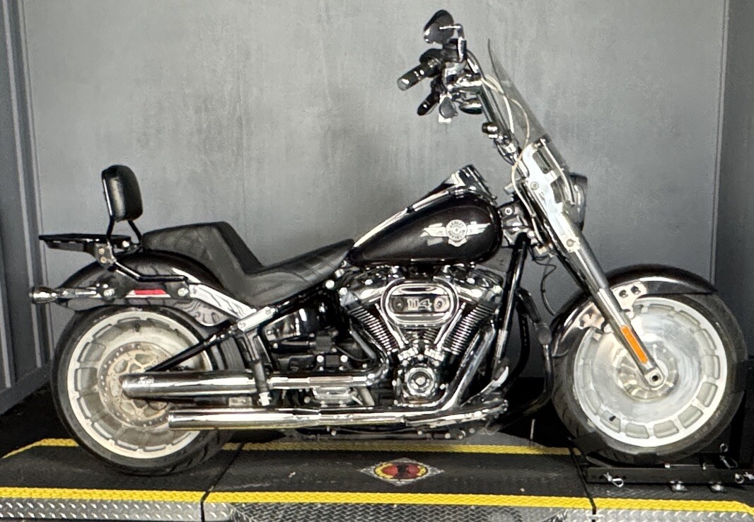2021 Harley-Davidson Fat Boy 114 FLFBS BLACK JACK METALLIC W