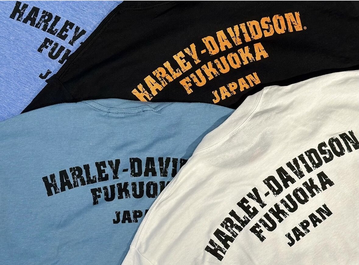 H-D福岡オリジナルTシャツ大量入荷！！ | Harley-Davidson® 福岡