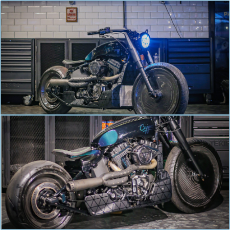 Custom Harley-Davidson Fat Boy: Slammed and Ready to Tear Up the Road