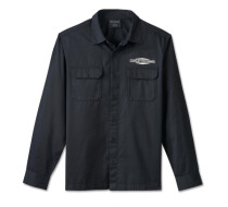 【Men's】レンチクルーメカニック長袖シャツ