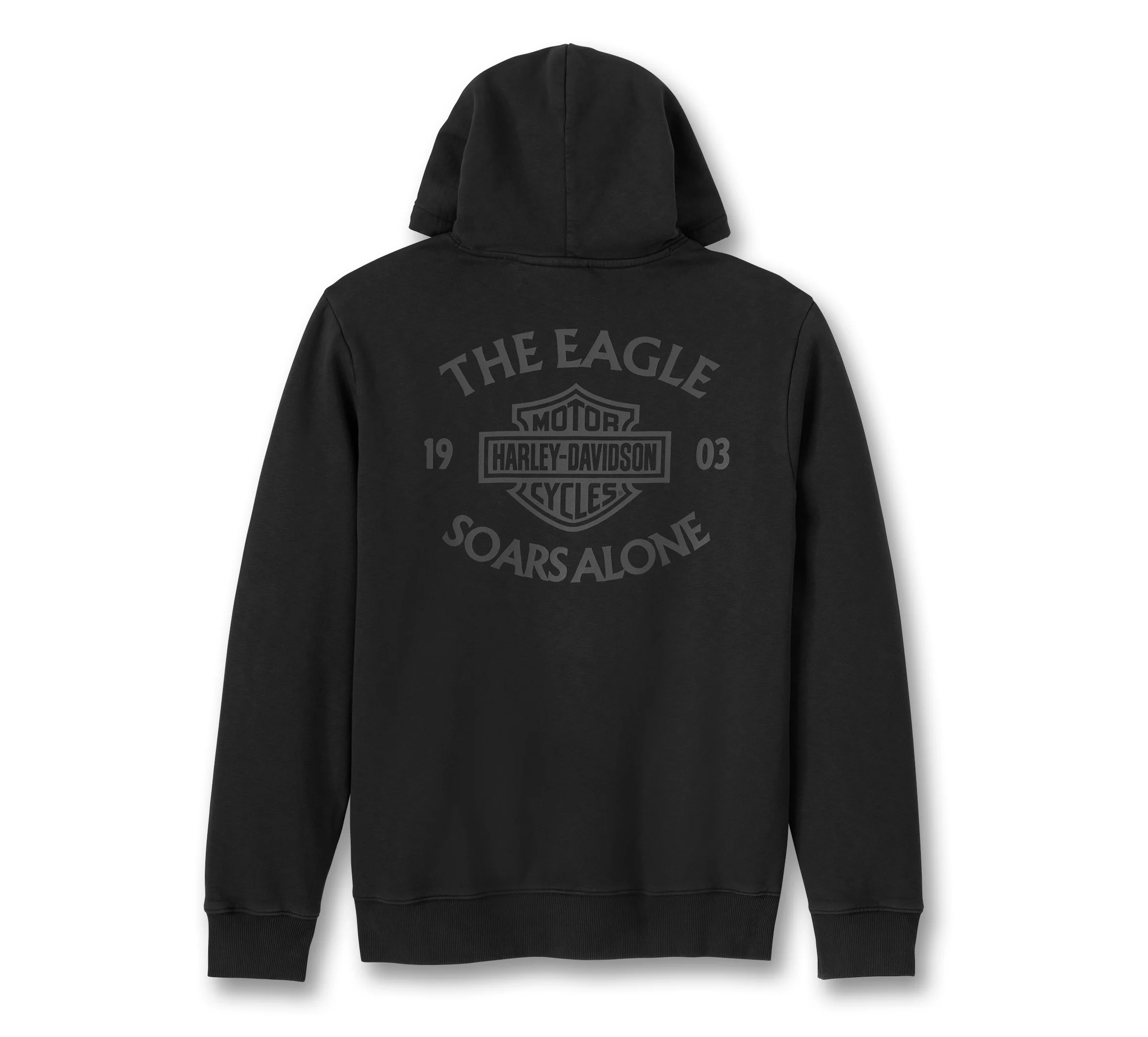 Eagle Soars Alone Slub Hoodie