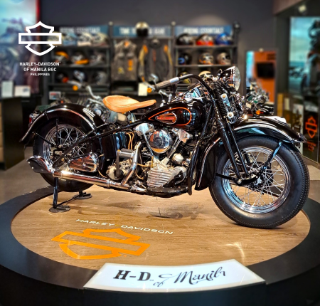 Bad-Ass 1940 Harley-Davidson EL on Display