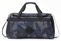 Harley-Davidson® Crinkle Bar & Shield Nylon Duffel Bag w/Side Shoe Pocket - Camo