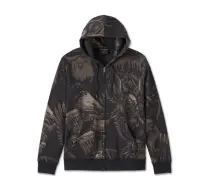 Men's Shadow Bird Zip-Up Hoodie
