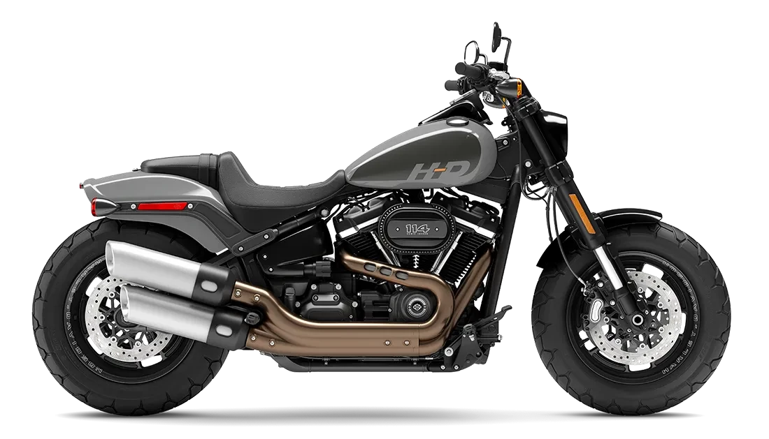 2024 Harley-Davidson<sup>®</sup> Fat Bob<sup>®</sup> 114 Billiard Gray