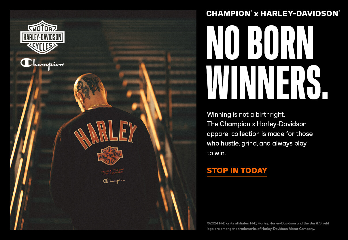 Champion® x Harley-Davidson® Apparel Collection