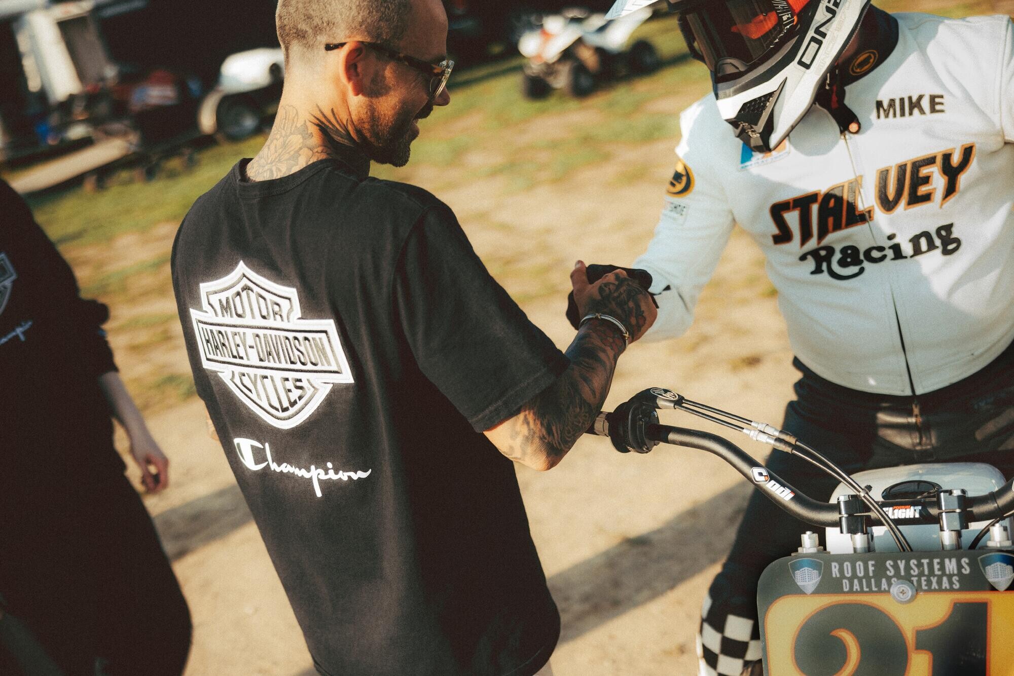 Champion x Harley-Davidson Fanatic Tee - Black & Orange
