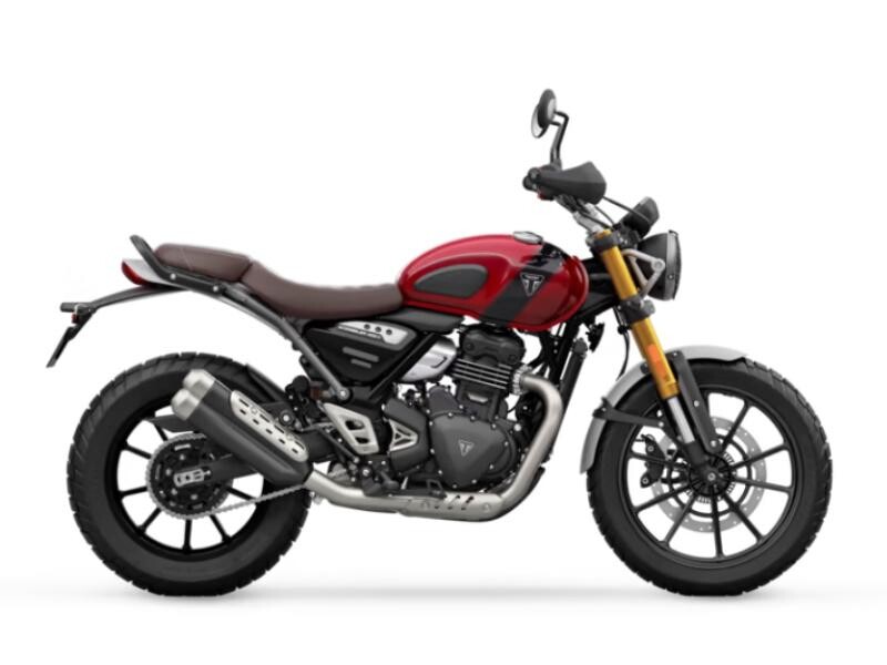 2024 TRIUMPH Scrambler 400X - Carnival Red & Phantom Black