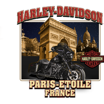 T-SHIRT 75 STREET GLIDE RED