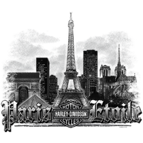 T-SHIRT PARIS DESTINATION MILITARY