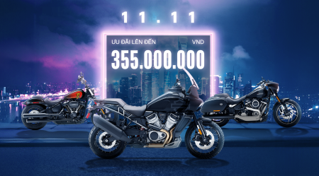 ƯU ĐÃI ĐẶC BIỆT 11.11: GIẢM ĐẾN 355 TRIỆU ĐỒNG CHO CÁC MẪU XE HARLEY-DAVIDSON
