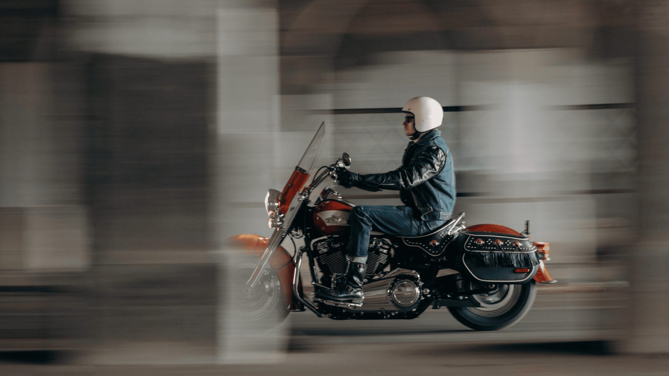 2024 Harley-Davidson® Hydra-Glide Revival, rider cruising in vintage style
