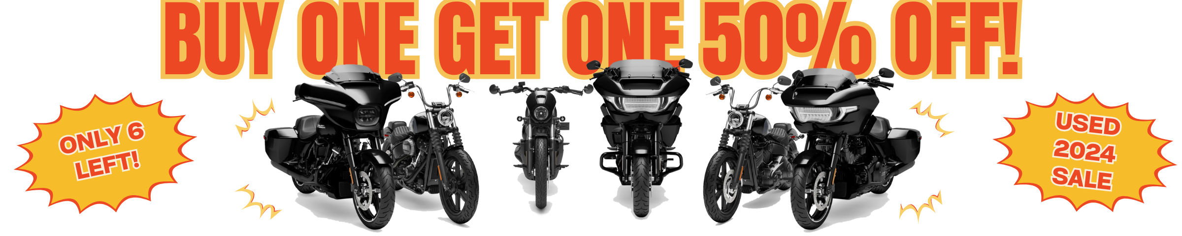 Buy a Used 2024 Harley-Davidson and Get One 50% Off