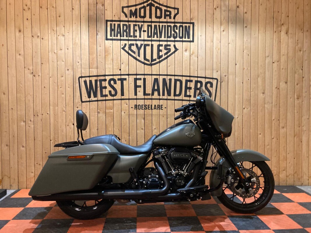 2021 Harley Davidson Street Glide Special Deadwood Green Denim Harley Davidson West Flanders