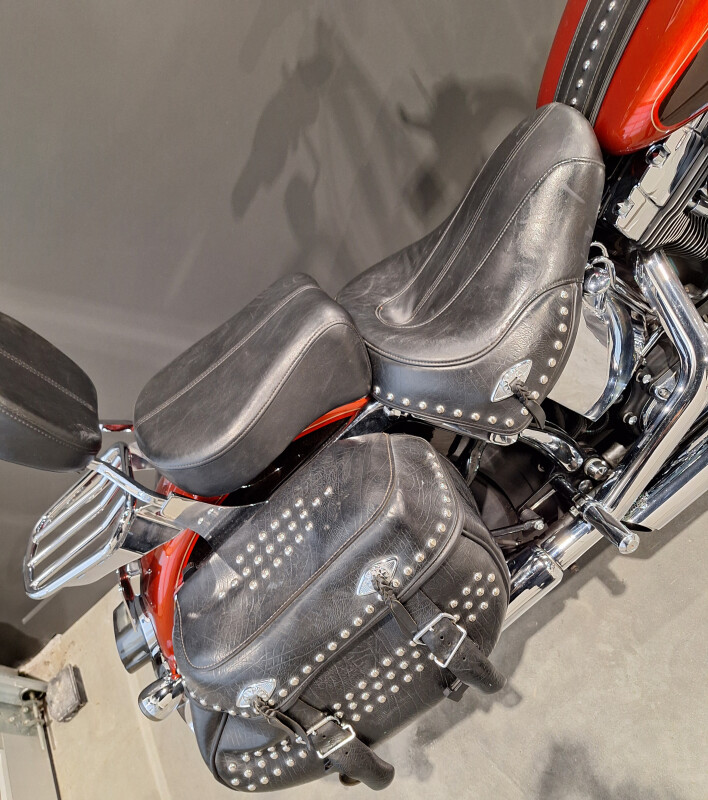 2013 Harley-Davidson Heritage Softail Classic Two-Tone Candy Orange/Beer Bot - Photo 7