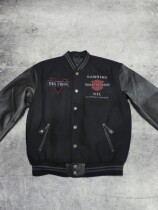JACKET-LEATHER,BLACK