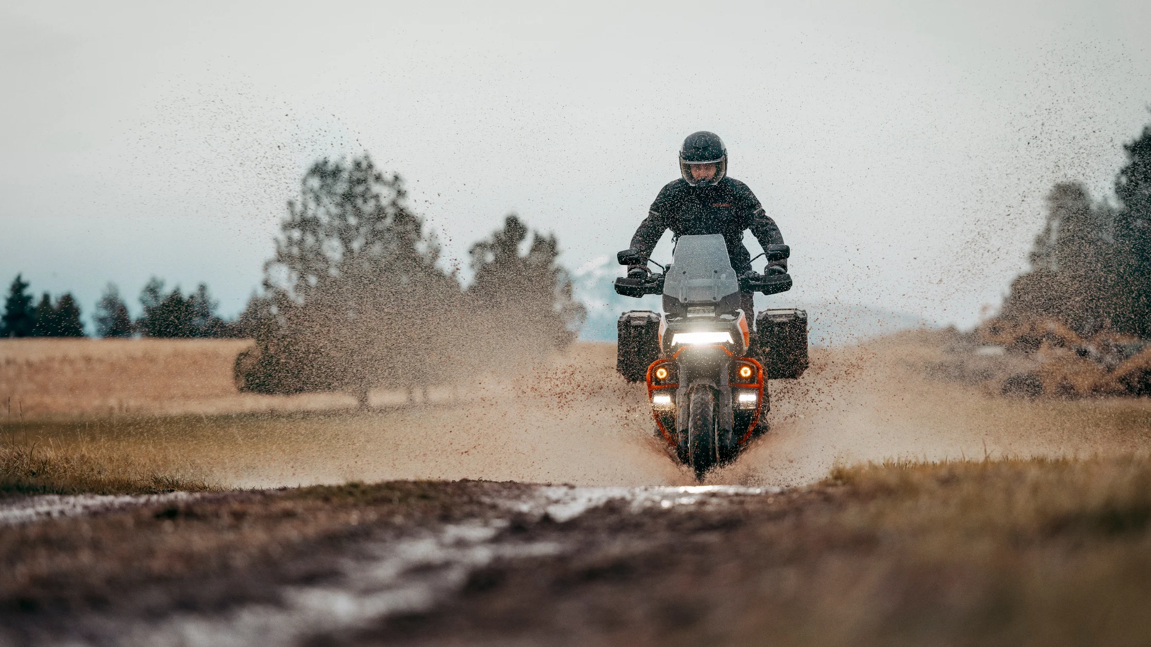 2024 Harley-Davidson® CVO™ Pan America® conquering off-road terrain in style.