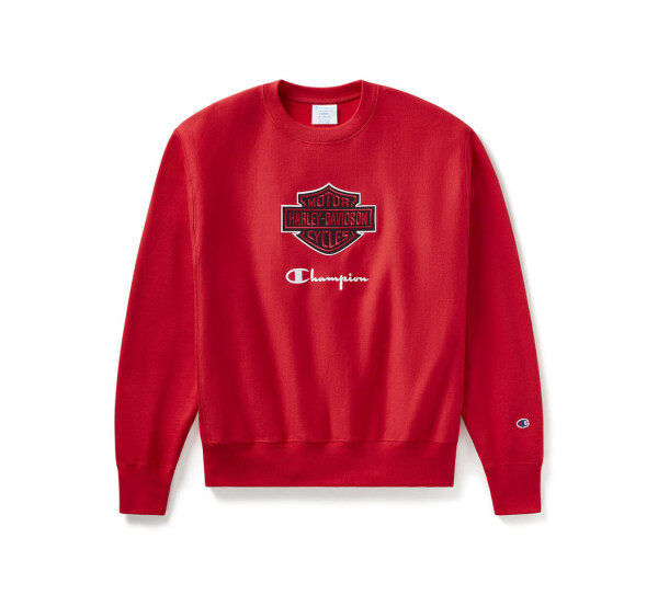チャンピオン×ハーレーダビッドソン スウェット Champion(R) x Harley-Davidson(R) ファナティック・クルー