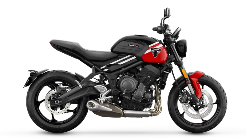 2025 Triumph Trident 660 - Diablo Red / Sapphire Black
