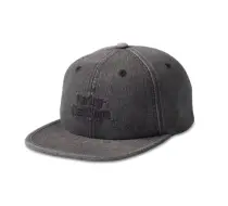 Staple Denim Low Profile Snapback kapa - Black Denim