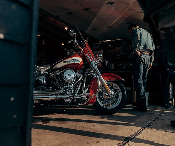 Harley-Davidson Technician servicing a bike
