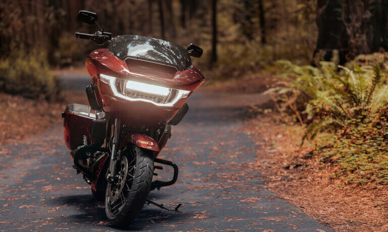 2024 Harley-Davidson CVO Road Glide with headlight on 