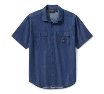 MEN'S BAR & SHIELD CHAMBRAY SHIRT