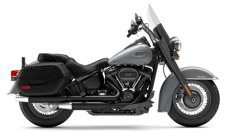 2024 Harley-Davidson<sup>®</sup> Heritage Classic Atlas Silver Metallic - Black Finish