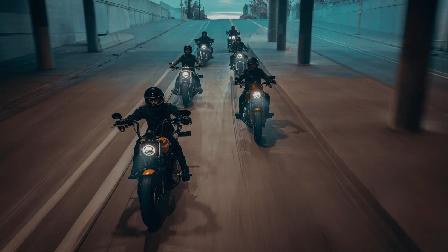 A group of 2025 Harley-Davidson® Cruiser Motorcycles ridden along Stuart, FL, showcasing its stunning design and craftsmanship.