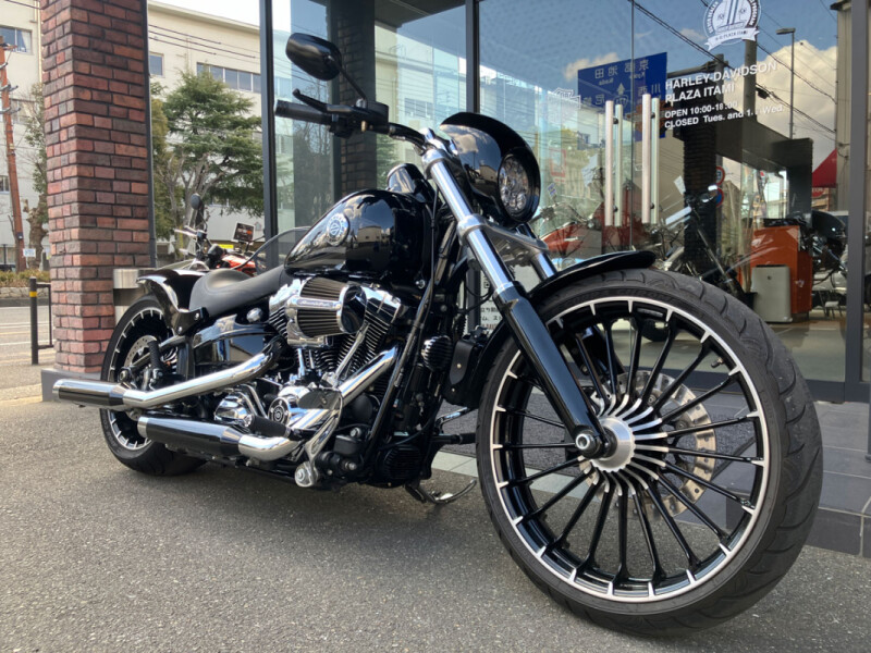 H-D ハーレー純正OP ブレイクアウト デタッチャブル バックレスト 