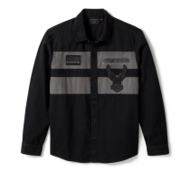 Camasa BLACK DARK GREY