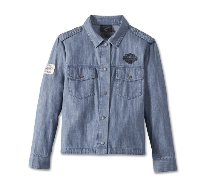 Anorak Division en chambray pour femmes