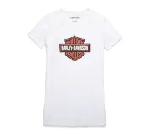 Harley-Davidson Bar & Shield Graphic Tee White
