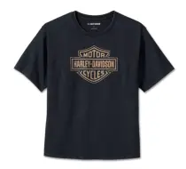 T-shirt boxy oversize Bar & Shield pour femmes - Black Beauty
