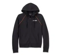 Sweat à capuche zippé Classic Bar & Shield - Harley Black
