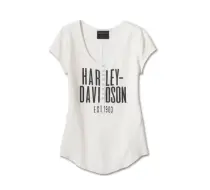 Top henley en tricot Cali pour femmes - Cloud Dancer