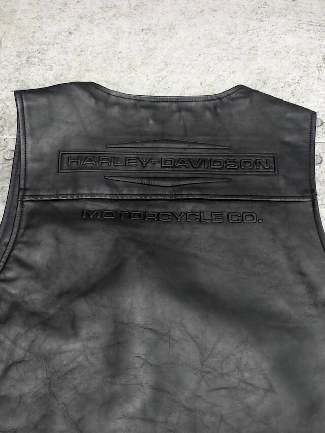 VEST-LEATHER,BLACK | Harley-Davidson® 知立