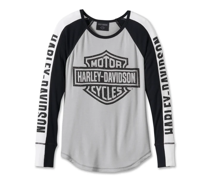 Women's Bar & Shield Raglan Long Sleeve Tee
