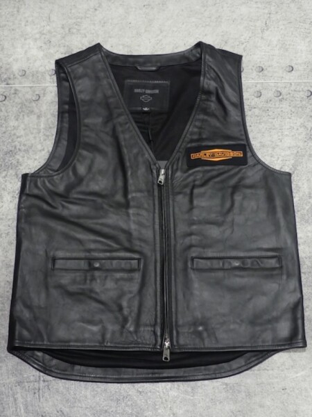 VEST-LEATHER,BLACK | Harley-Davidson® 知立