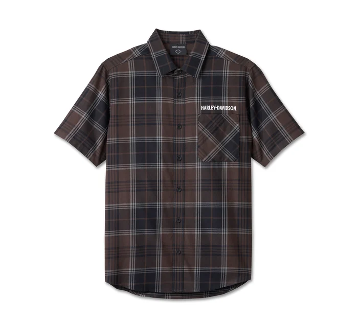 Chemise à carreaux à manches courtes Cowboy Rider