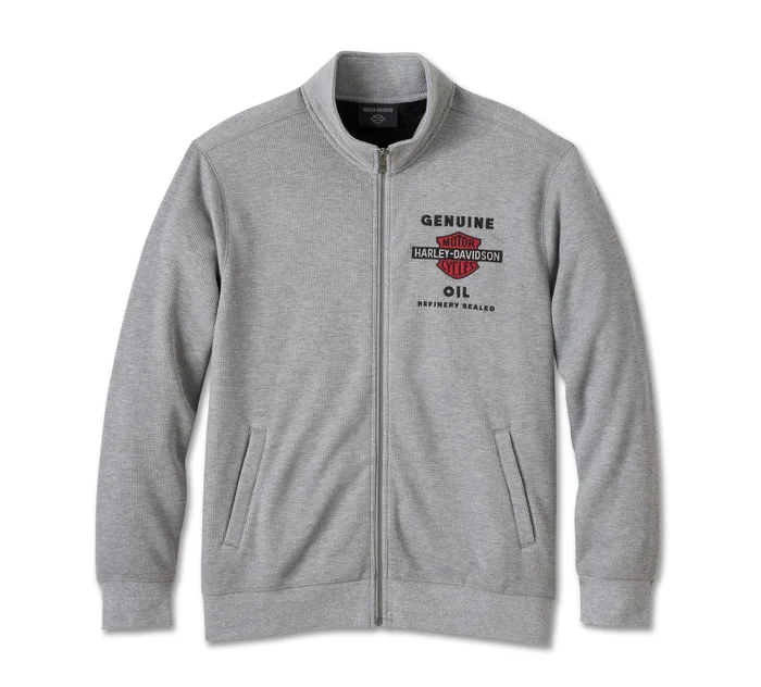 Veste de survêtement Genuine Bar & Shield - Medium Heather Grey