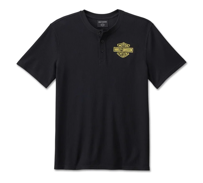 Henley Bar & Shield Racing à manches courtes pour hommes