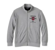 Veste de survêtement Genuine Bar & Shield - Medium Heather Grey