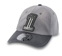 Reflective #1 Curved Bill Fitted Hat - Blackened Pearl