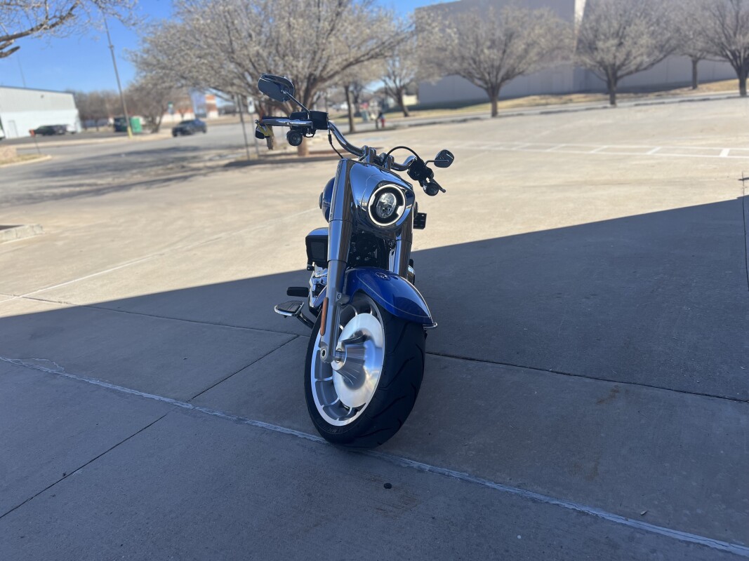 2025 Harley-Davidson Fat Boy Blue Burst - Photo 3
