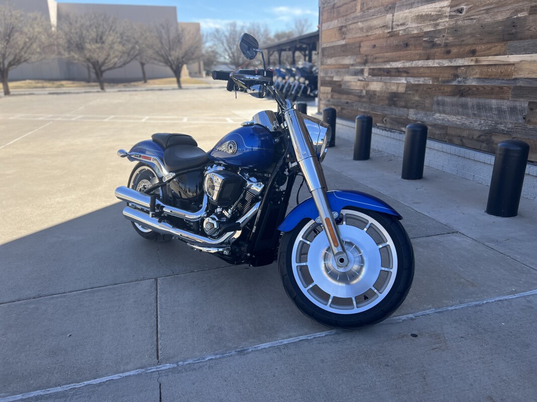 2025 Harley-Davidson Fat Boy Blue Burst - Photo 2